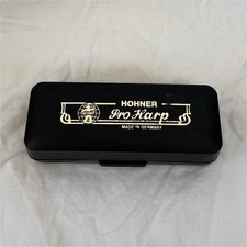 HOHNER Pro Harp Diatonic Harmonica Key of C Black Musical Instrument with Case