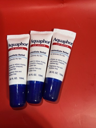 Aquaphor Lip Repair Ointment - Long-lasting 0.35 Fl Oz (Pack of 3!)