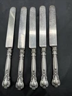5 Gorham Chantilly Stainless Blade Dinner Knife Monogram Sterling