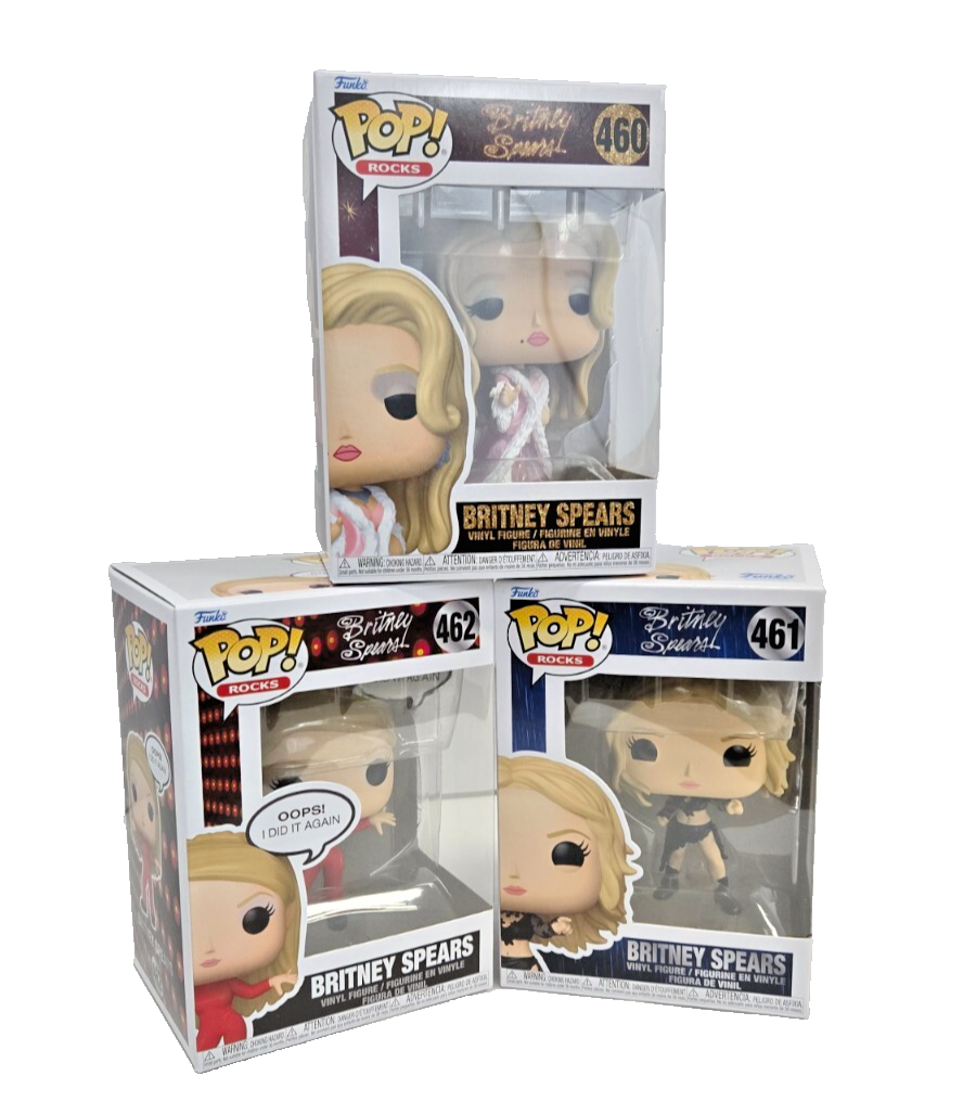Britney Spears Funko Pop! Rocks Complete Set (3) | eBay