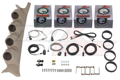 #ad MaxTow Boost EGT Fuel PSI Trans Temp Gauges amp; Tan Pod Fits 99 07 Super Duty $529.99