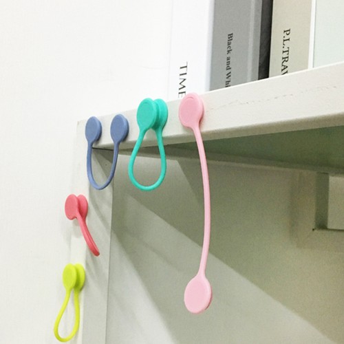 12 Pcs Datenkabel-Organizer Magnet-Kabelwickler Kopfhörerkabel-Organizer - Afbeelding 10 van 11