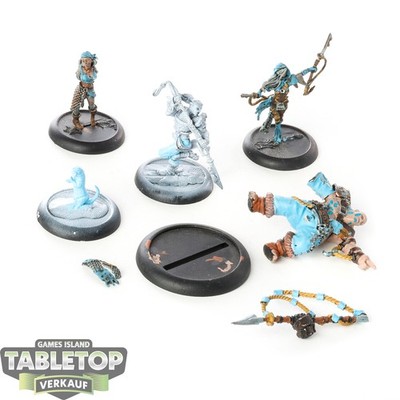 Guild Ball - 5 x The Fishermen: The Changing Tide - teilweise bemalt