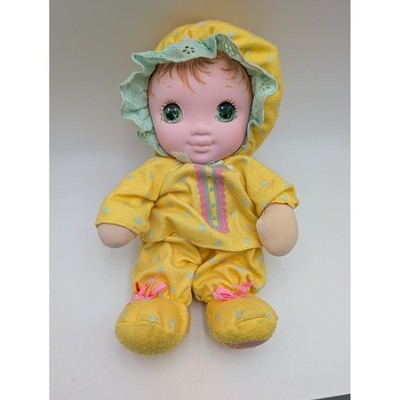 Playskool Jammie Pies Pajama Doll Yellow Heart Print Vintage