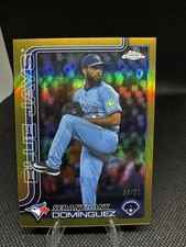 2025 Topps Chrome Up Series - Seranthony Dominguez #USC100 Gold Refractor /50