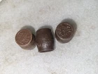 3 Vintage Marx Dark Brown XXX Powder Kegs