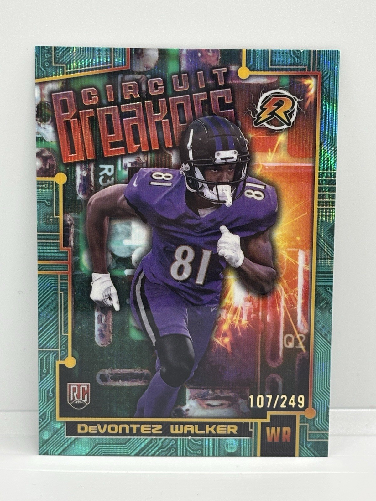 2024 Topps Resurgence Circuit Breakers Aqua Surge /249 DeVontez Walker #CB-21
