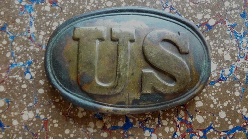 Civil War US Union Oval Belt Buckle