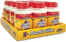 RoseArt Jigsaw Puzzle Glue with Applicator  Clears, Seals  Preserves