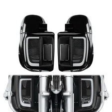 Lower Vented Fairing LED Turn Signal Light For Harley Touring Street Glide 14-24