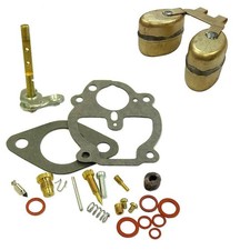 Carburetor Repair Kit & Carb Float For Zenith Fits Case S Sc Se Si So Tractor