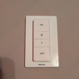 Philips Hue Smart Dimmer Switch (2nd Gen) w/ Wall Plate Remote Tested Works