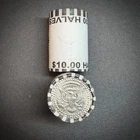 One Roll of Kennedy Half Dollar Coins $10 FV OBW Unsearched Fed Bank Wrapped