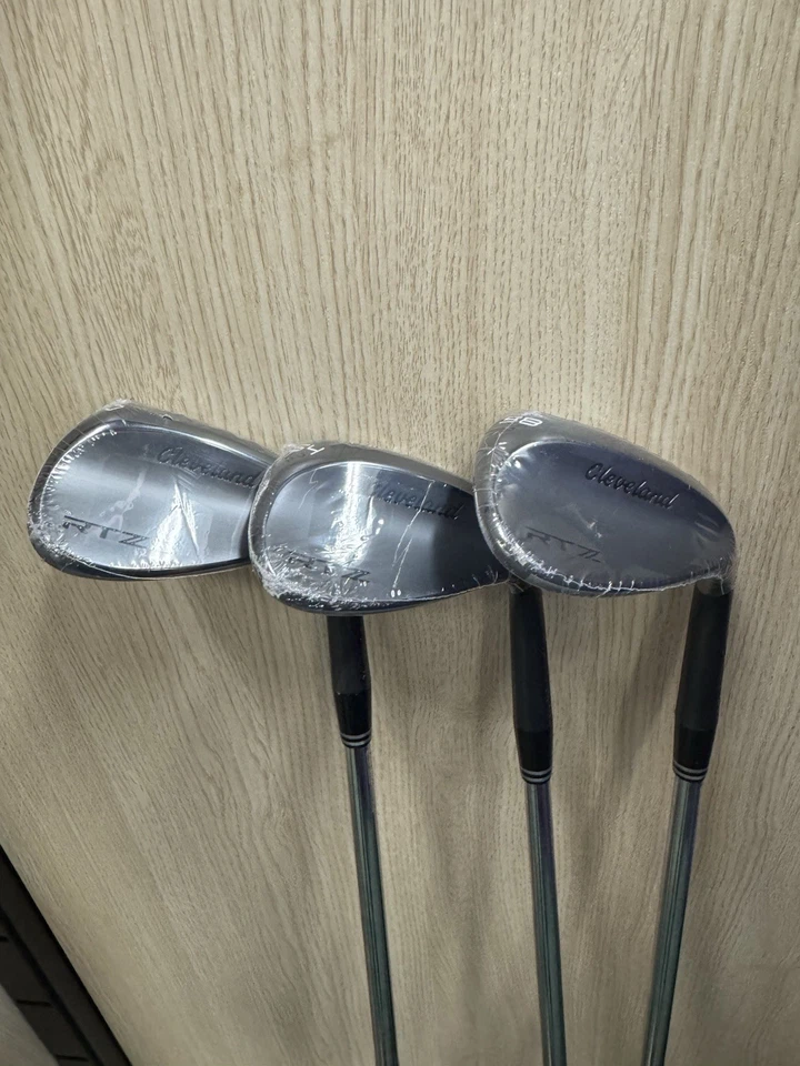New! Cleveland RTZ Black 50*, 54*, 58* Wedge Set - All Mid Bounce - Image 2 of 4