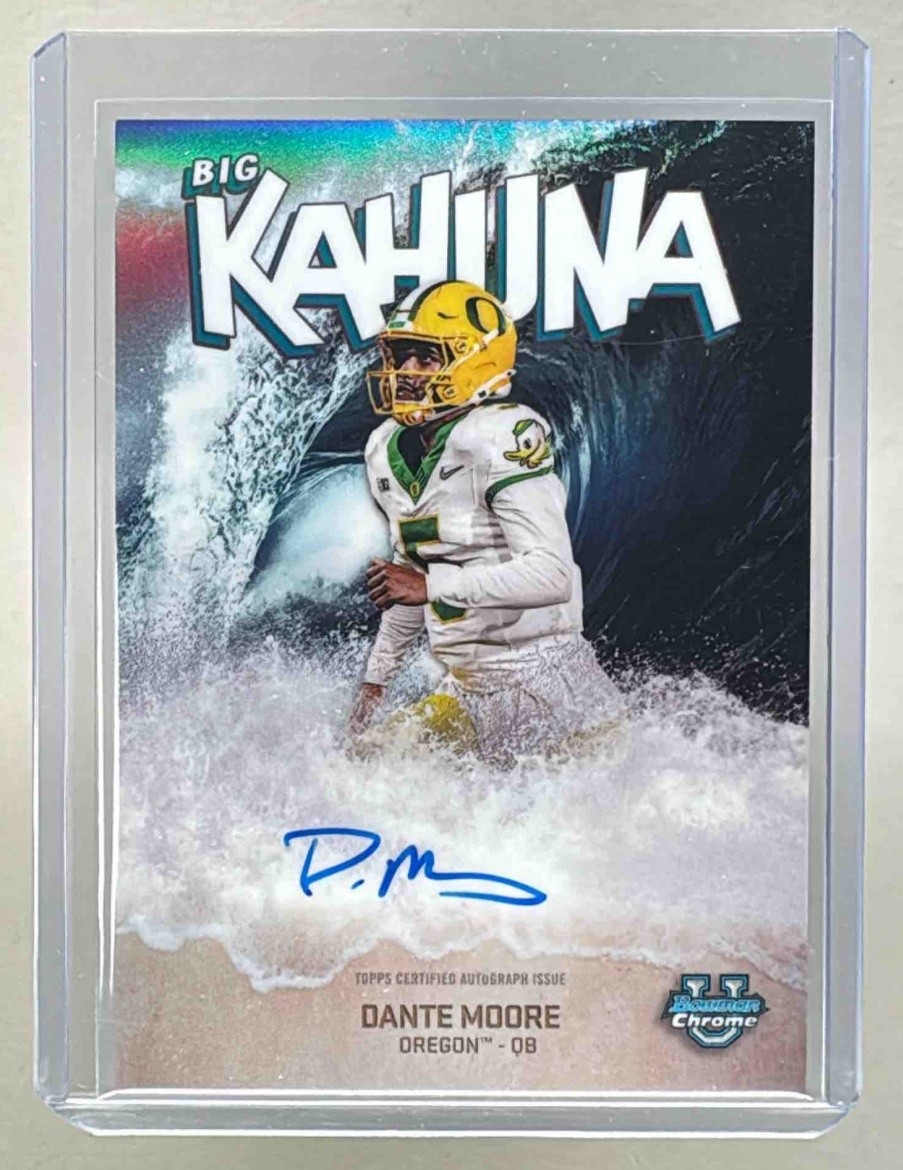 DANTE MOORE 2025 Bowman Chrome U BIG KAHUNA AUTO RC