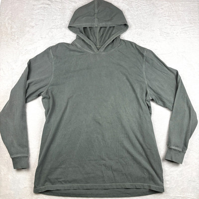 Katin Hide Hoodie Mens 2XL Sage Green Pullover Relaxed Fit Lightweight Sunwashed