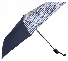 Roka Unisex Waterloo Ultra Light Recycled Nylon Regenschirm - Marine