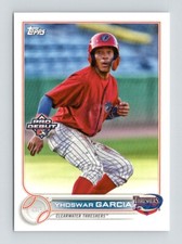 2022 Topps Pro Debut Yhoswar Garcia - Clearwater Threshers PD-165