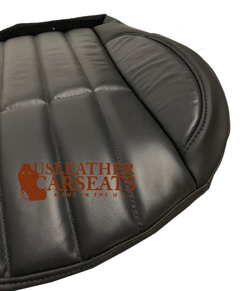 Driver Bottom Leather Seat Cover – Fits 2003-07 Chevy Silverado (Dark Gray) 5 thumbnail image