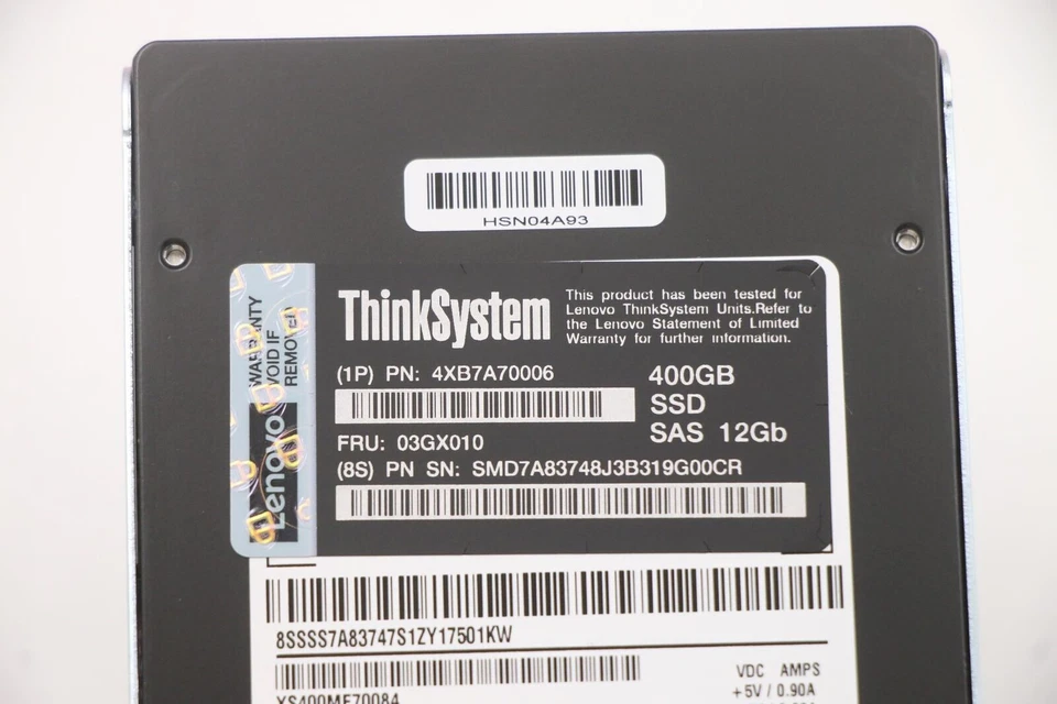 Lenovo 400GB ThinkSystem 03GX010 4XB7A70006 2.5'' SAS 12Gb Hot Swap SSD - Image 2 of 4
