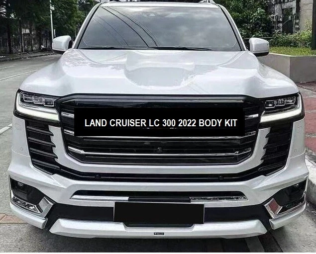 KIT CARROCERÍA LAND CRUISER LC 300 2022 JUEGO ALERONES LABIALES Y BENGALAS (pintado) Foto 3 de 4