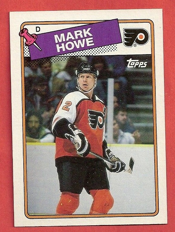 1988-89 Mark Howe Topps #6 - Philadelphia Flyers