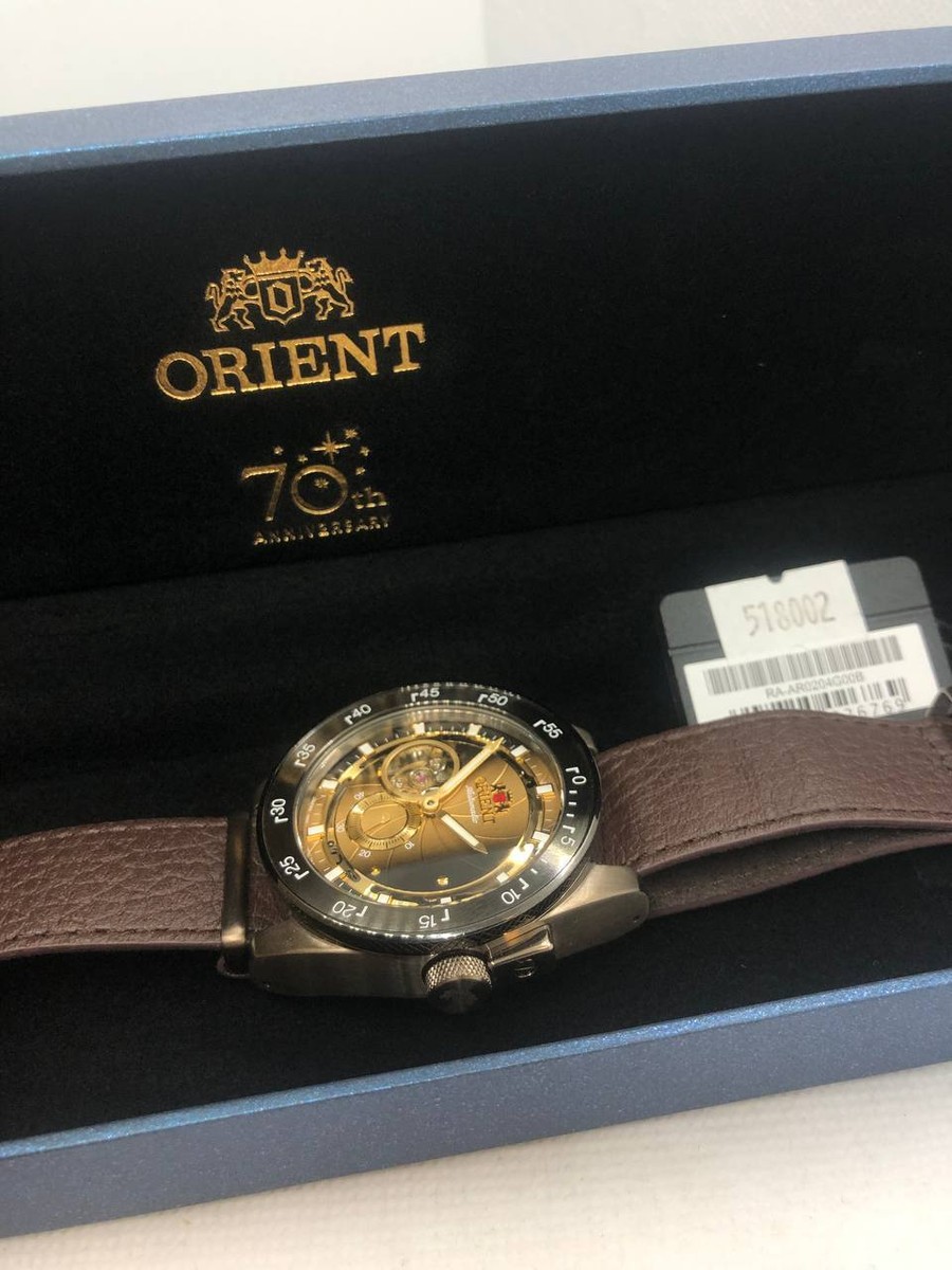 Ra Ar0204g00b Retro Future Camera Orient Relógio Automático ORIENT