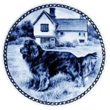 Cavalier King Charles Spaniel -Dog Plate made in Denmark Fine European Porcelain