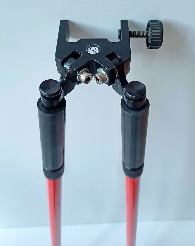 Reflectorless 600m 2'' Total Station w Tripod, Prism, Pole, Bipod, Sur