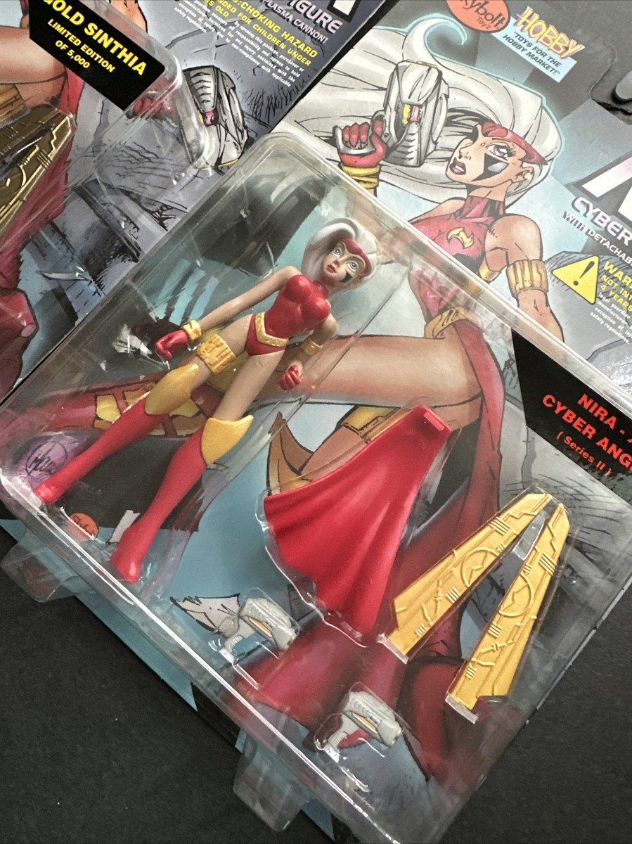 Lot of 2 Skybolt Toyz Bill Maus' Red & Gold NIRA X Cyber