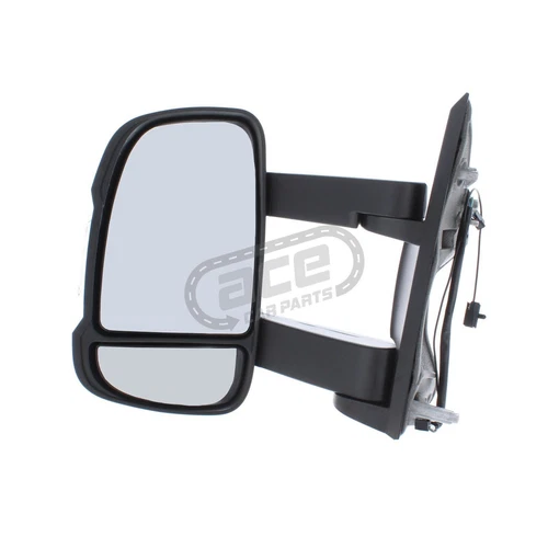 Electric Long Arm Wing Mirror For Fiat Ducato 2011-2024 AM FM Aerial Left Hand