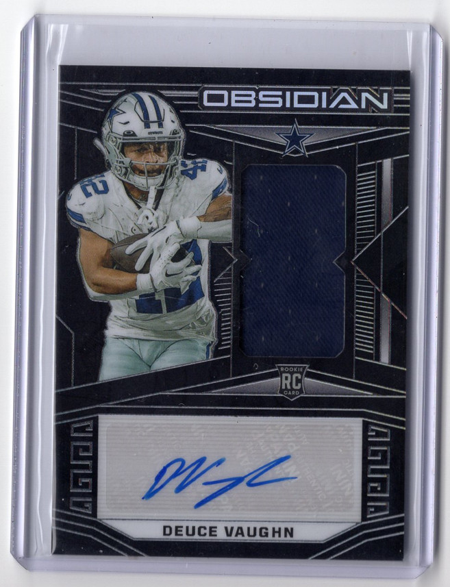 2023 Panini Obsidian - Rookie Jersey Autographs #230 Deuce Vaughn /199 #RPA
