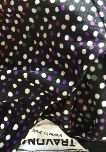 VINTAGE TRAVONA 70’s ART GRAPHIC MAXI DRESS KAFTAN L 14 16 - Picture 2 of 4