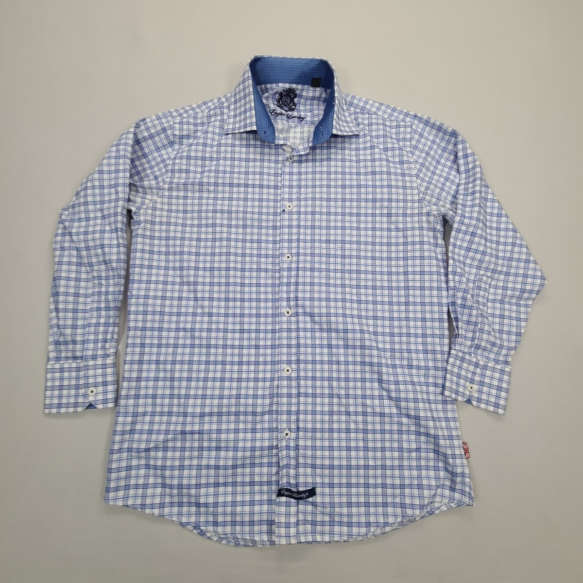 english laundry dress shirts clearance English Laundry Men's Long Sleeve Shirt Size Small Recycled Rock and Roll