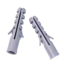 10/100 Universal Heavy Duty Rawlplug Wall Plug with Flange Solid Raw Plug Fixing