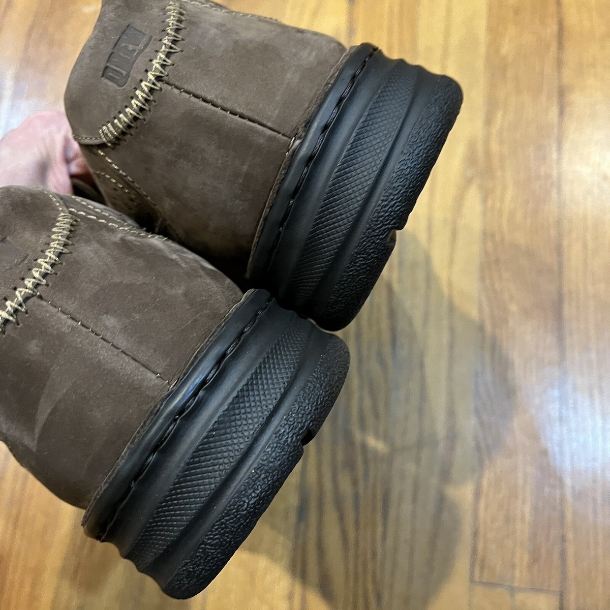 ✨?DREW BEXLEY Men’s Size 12 Brown Suede Loafers Hands Free Slip-On Casual Shoes Drew Bexley Men main image 3
