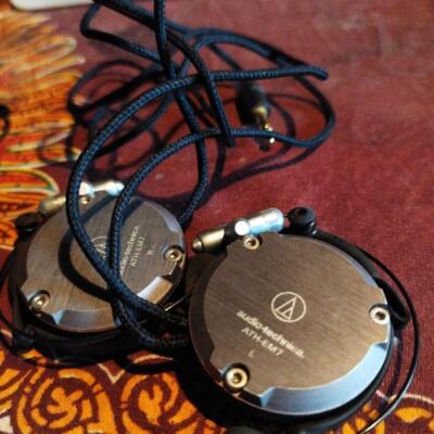 Audio-Technica ATH-EM7 Persona 3 Protagonist Earphones Rare Audio-Technica ATH-EM7 Persona 3 Protagonist Earphones Rare