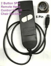 2-Button 5 pin Hand Control Remote Okin LIMOSS Lazboy Lift Chair Power Recliner