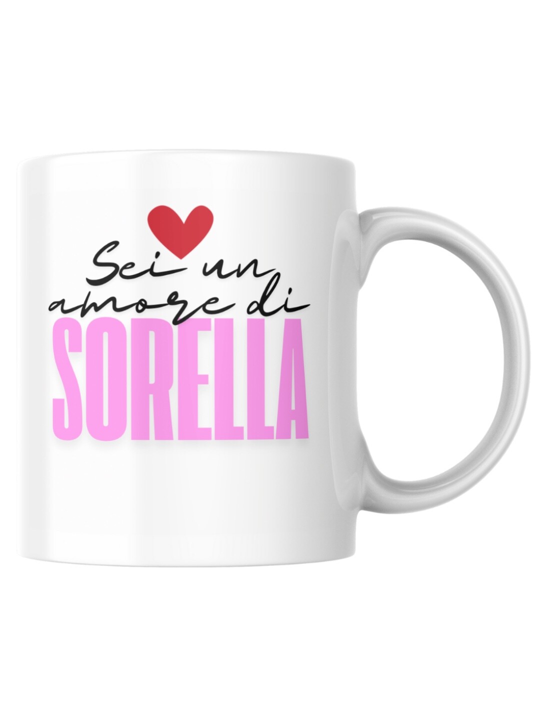 Tazza In Ceramica Sorella Dedica Speciale - Varzi dal 1956