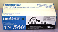 Genuine Brother TN-560 Black Toner Cartridge -- New Open Box