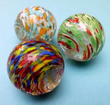 Dekorative große Murmeln aus Glas 3er-Set