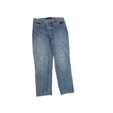 Gloria Vanderbilt Amanda Straight Leg Women's size 8P Medium Blue Denim Jeans