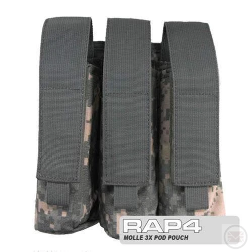 MOLLE 3X Paintball Pod Pouch for Tactical Vest eBay