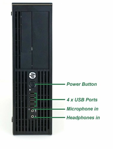 HP Desktop Computer Intel Core i5 16GB Ram, 1TB HDD Wi-Fi Windows 10 Home SFF PC - Picture 4 of 9
