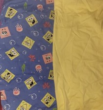 SpongeBob Crib Sheet  Yellow Bassinet Sheet