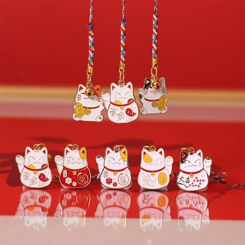 Polyester Chinese Style Cat Phone Pendant Female Lady Girl - 第 7/17 張圖片