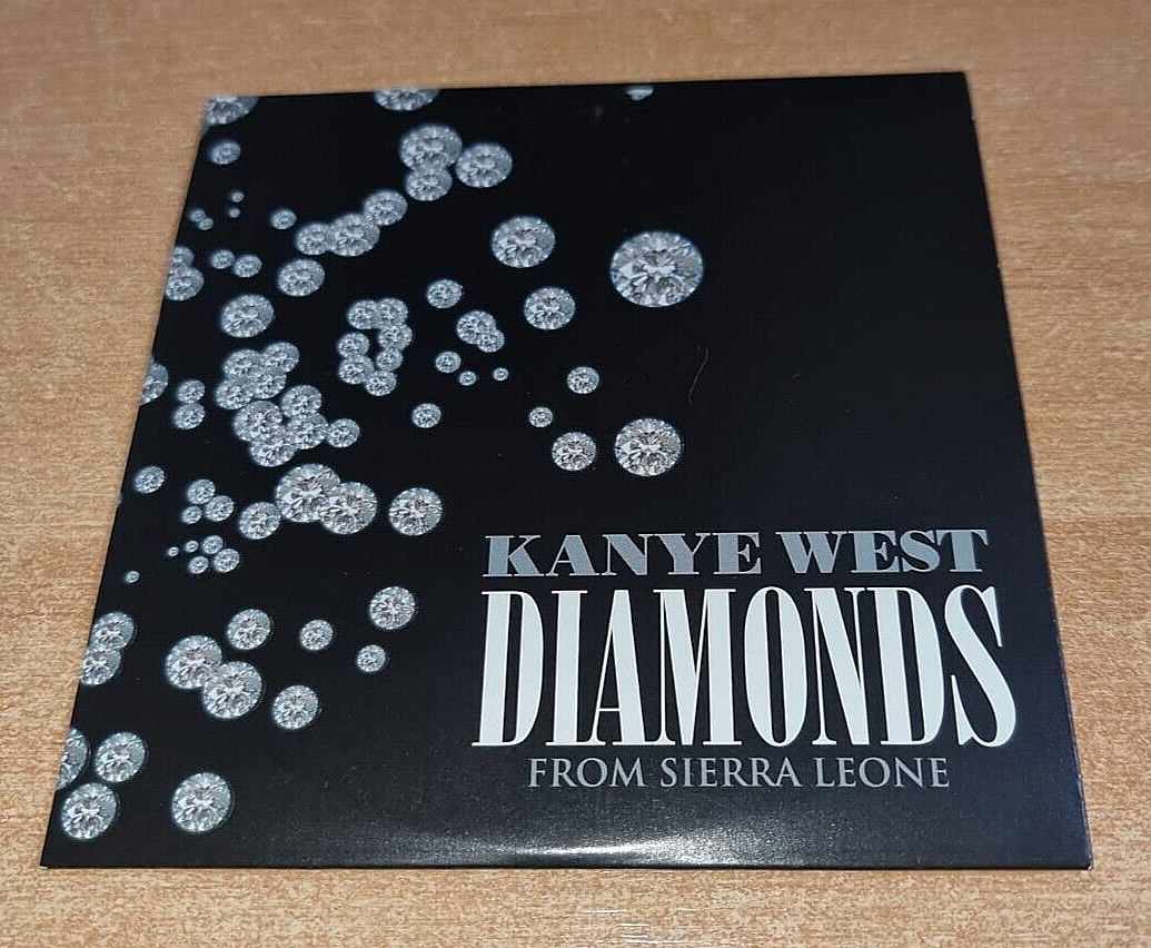 KANYE WEST Diamonds from Sierra Leone EU UK PROMO CD SINGLE CARD