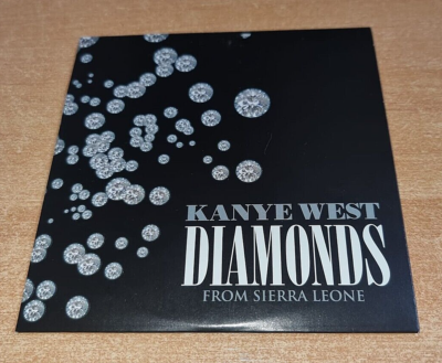 KANYE WEST Diamonds from Sierra Leone EU UK PROMO CD SINGLE CARD