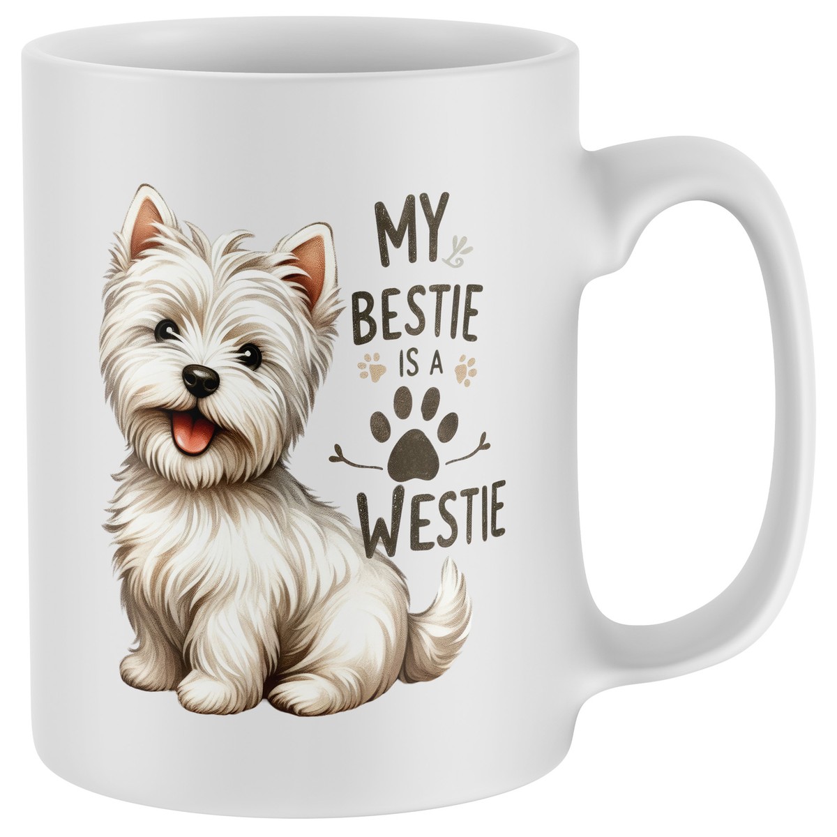 Dog Breed Bestie Westie West Highland White Terrier Mug My Bestie