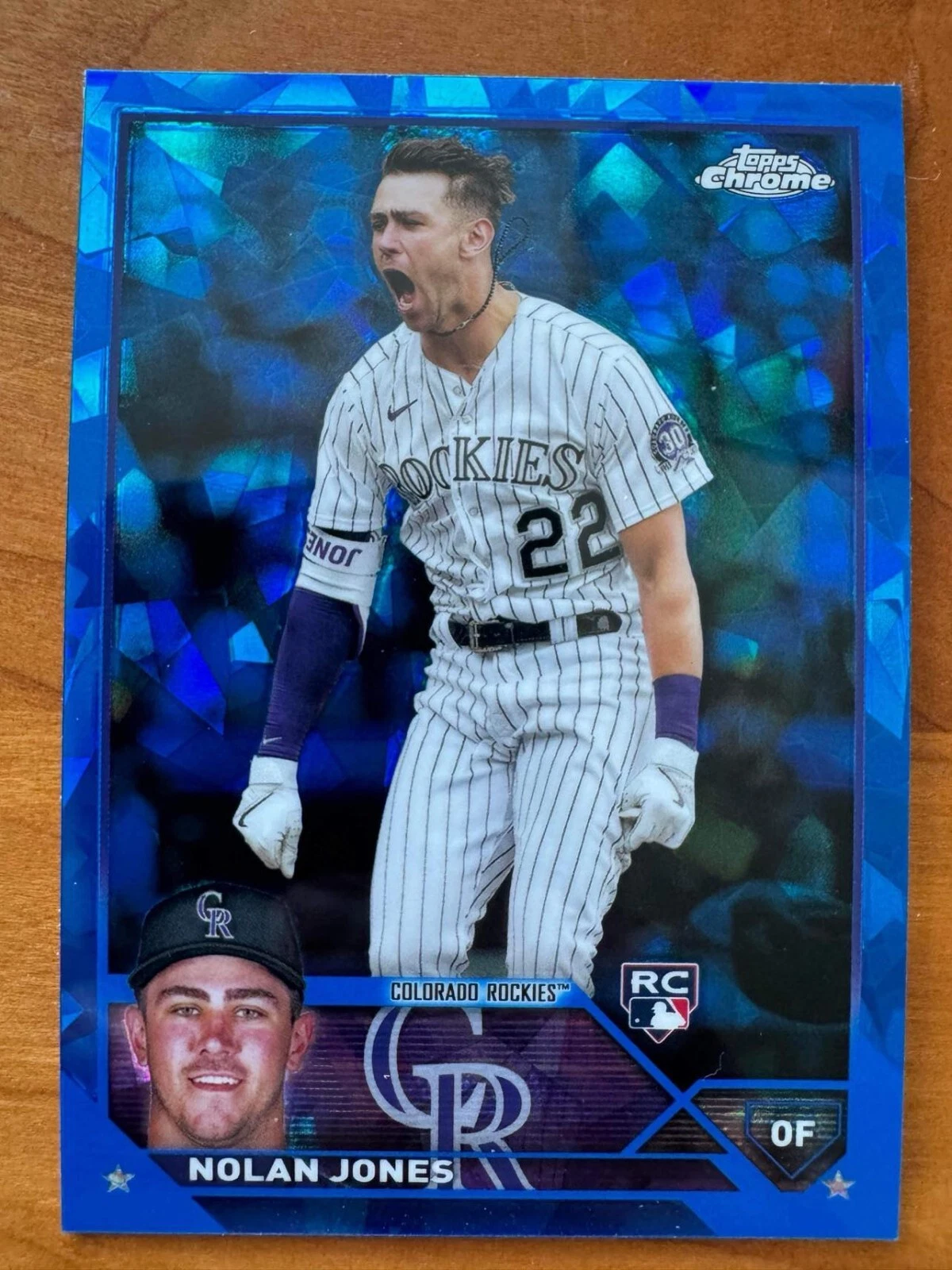 Nolan Jones RC #USCS85 - 2023 Topps Chrome Update Sapphire Edition